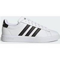adidas Men/'s Grand Court 2.0 Sneaker, Ftwr White Core Black Ftwr White, 6 UK