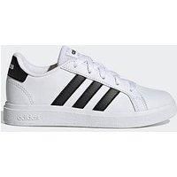 adidas Unisex Kids Grand Court 2.0 Sneaker, Ftwr White Core Black Core Black, 10 UK Child