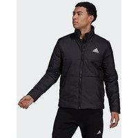 adidas Men/'s BSC 3s Ins JKT Jacket, Black, L