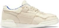 Reebok Workout Plus Mens Trainers Classic Sneakers White/White Model# HP5909