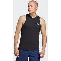 adidas Men/'s Essentials Feelready Training T-Shirt, Black/White, XS