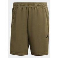 adidas Men/'s Train Essentials All Set Training Shorts, Olive Strata/Black, XL