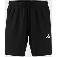 adidas Men/'s Train Essentials All Set Training Shorts, Black / White, M