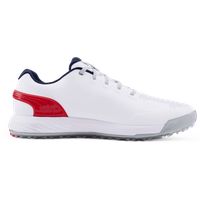 PUMA Men/'s ALPHACAT Nitro Golf Shoe, White-for All TIME RED Navy, 7 UK