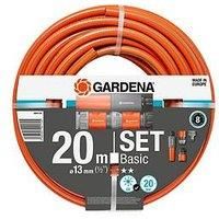 Gardena Basic Hose Pipe Set 1/2" / 12.5mm 20m Orange