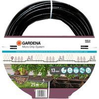 Gardena Micro-Drip-System Irrigation Line 1.6 l/h, above-ground and underground (25 m): Extension pipe for water-saving irrigation system, simple & flexible connection technology (13503-20)