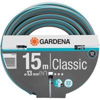 Gardena Classic Hose Pipe 1/2" / 12.5mm 15m Blue & Grey