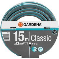 Gardena Classic Hose Pipe 1/2" / 12.5mm 15m Blue & Grey