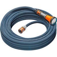 Gardena Liano Xtreme 1/2 inch, 15m set: Extremely robust textile garden hose, for indoor water taps, with PVC inner tube, lightweight, weather-resistant (18465-20)