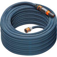 Gardena Liano Xtreme 1/2 inch, 30m set: Extremely robust textile garden hose, for indoor water taps, with PVC inner tube, lightweight, weather-resistant (18477-20)