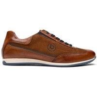 Bugatti Mens Low Profile Casual Trainers Tan
