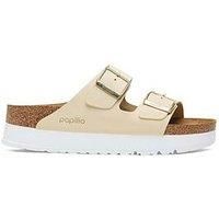 Birkenstock Papillio Arizona Platform Flex Lenb Ecru