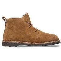 Birkenstock Uppsala Mid Suede/Shearling Lace Up Ankle Boot - Dark Tea