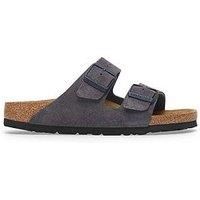 Birkenstock Men'S Arizona Suede Sandals - Grey