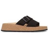 Birkenstock Almina Nubuck Sandals - Black