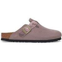 Birkenstock Boston Braided Suede Clog - Faded Purple