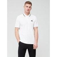 Adidas Sportswear Essentials PiquÉ Small Logo Polo Shirt - White
