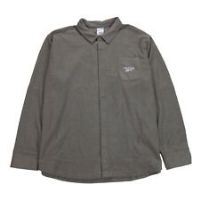 Reebok Classic Wardrobe Essential Terry Fleece Overshirt Mens XXL 2XL Brown BNWT