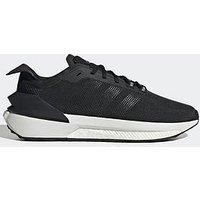 adidas avryn trainers in black & white