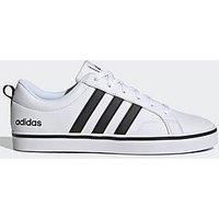 adidas Men/'s VS Pace 2.0 Shoes, Cloud White/Core Black/Cloud White, 8 UK