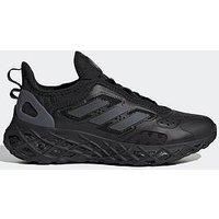 adidas Boy/'s Web Boost J Sneaker, Core Black Black Blue Met Grey Five, 5.5 UK Child