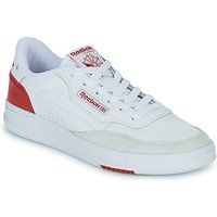 Reebok Unisex Court Peak Sneaker, FTWR White/Pure Grey 1/Flash Red, 6 UK