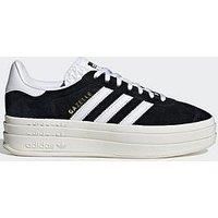 adidas Originals Womens Gazelle Bold Trainer - Black - Size 8
