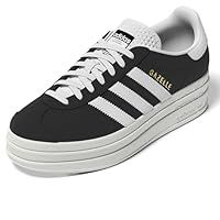 ADIDAS Women/'s GAZELLE BOLD W Sneaker, core black/core white/semi lucid blue, 6 UK