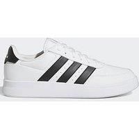 adidas Women/'s Breaknet 2.0 Shoes, Cloud White/core Black/Silver met, 3.5 UK