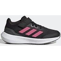 adidas Boy/'s Runfalcon 3.0 El Sneaker, Core Black Pulse Magenta Grey Six, 5.5 UK