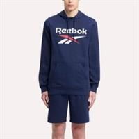 Reebok IDENTITY BIG LOGO FLEECE HOODIE VECNAV Male TRAINING SWEATSHIRTS