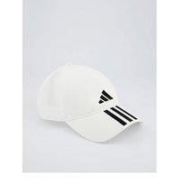 adidas HT2043 Bball C 3S A.R. Hat Unisex Adult White/Black/Black Size OSFW