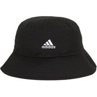 adidas Unisex Classic Cotton Bucket Hat, Black/White, L