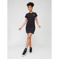 Adidas Sportswear Essentials 3-Stripes Tee Dress - Black/White