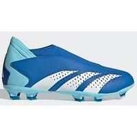 Adidas Junior Predator Accuracy Laceless 20.3 Firm Ground Football Boots - Blue