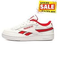 Reebok Men/'s Club C Revenge Sneaker, FTWR White/Vector Red/Black, 6 UK
