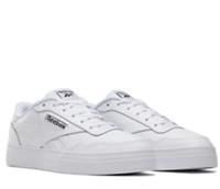 Reebok Women/'s Court Advance Bold Sneaker, FTWR White/FTWR White/Core Black, 5 UK