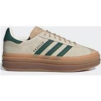 adidas Originals Womens Gazelle Bold Trainer - Beige - Size 6