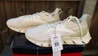Mens Reebok Zig Kinetica 3 Trainers Alabaster Chalk Running Sneakers UK 10.5 New