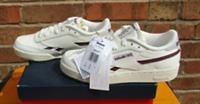 Reebok Trainers Club C 85 Revenge Sneakers Gym Sports Chalk UK 4 New In Box