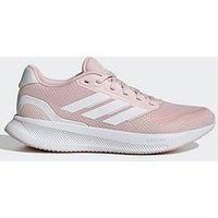 adidas Women/'s Runfalcon 5 Running Shoes, Sandy Pink/Cloud White/Core Black, 6 UK