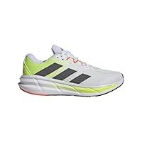 adidas Men/'s Questar 3 Running Shoes, Cloud White/Grey Five/Lucid Lemon, 7 UK