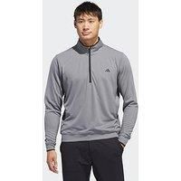 adidas Core Lightweight 1/4 Golf Sweater Grey Three - NEW! 2024