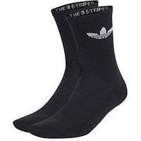 ADIDAS IJ5613 TRE CRW SCK 3PP Socks Unisex Adult black Size XS