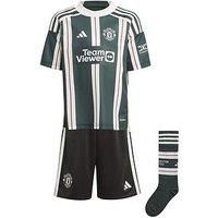 Adidas Manchester United Mini Kit 23/24 Away Full Kit - Green