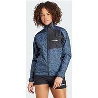 Adidas Terrex Trail Running Wind Jacket - Dark Blue