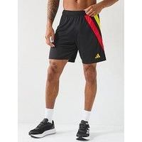 adidas IK5736 FORTORE23 SHO Shorts Men/'s Black/Team Colleg red/Team Yellow/Team Green Size 2XL