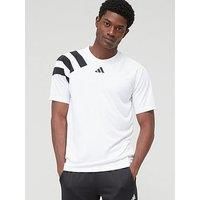 Adidas Fortore 23 Short Sleeve T-Shirt - White