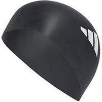 Adidas 3-Stripes Swim Cap ia8306 Black/White