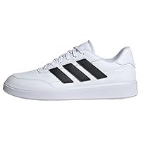adidas Men/'s Courtblock Shoes Sneaker, Cloud White/Core Black/Cloud White, 10 UK